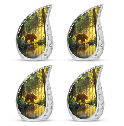 Bear Theme 3 Inch Keepsake Pack of 4