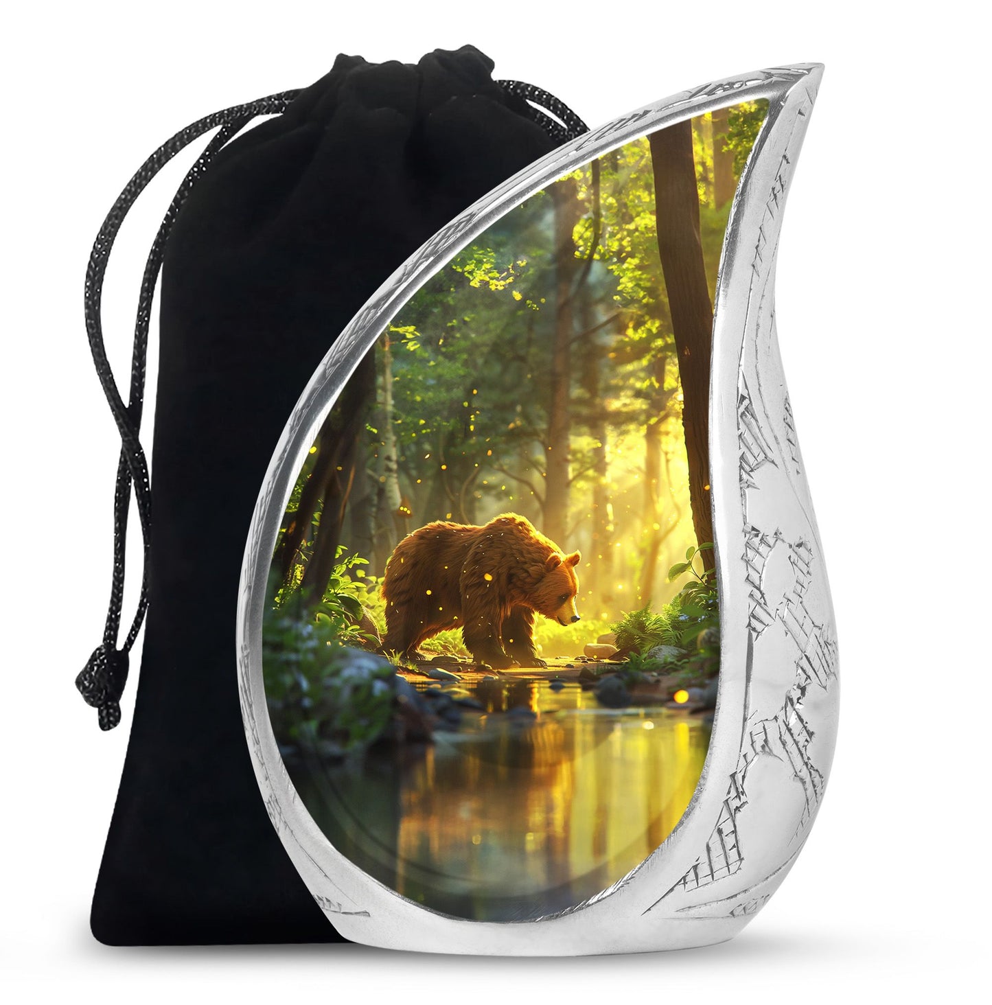 Bear Theme Large Urn 10 Inch