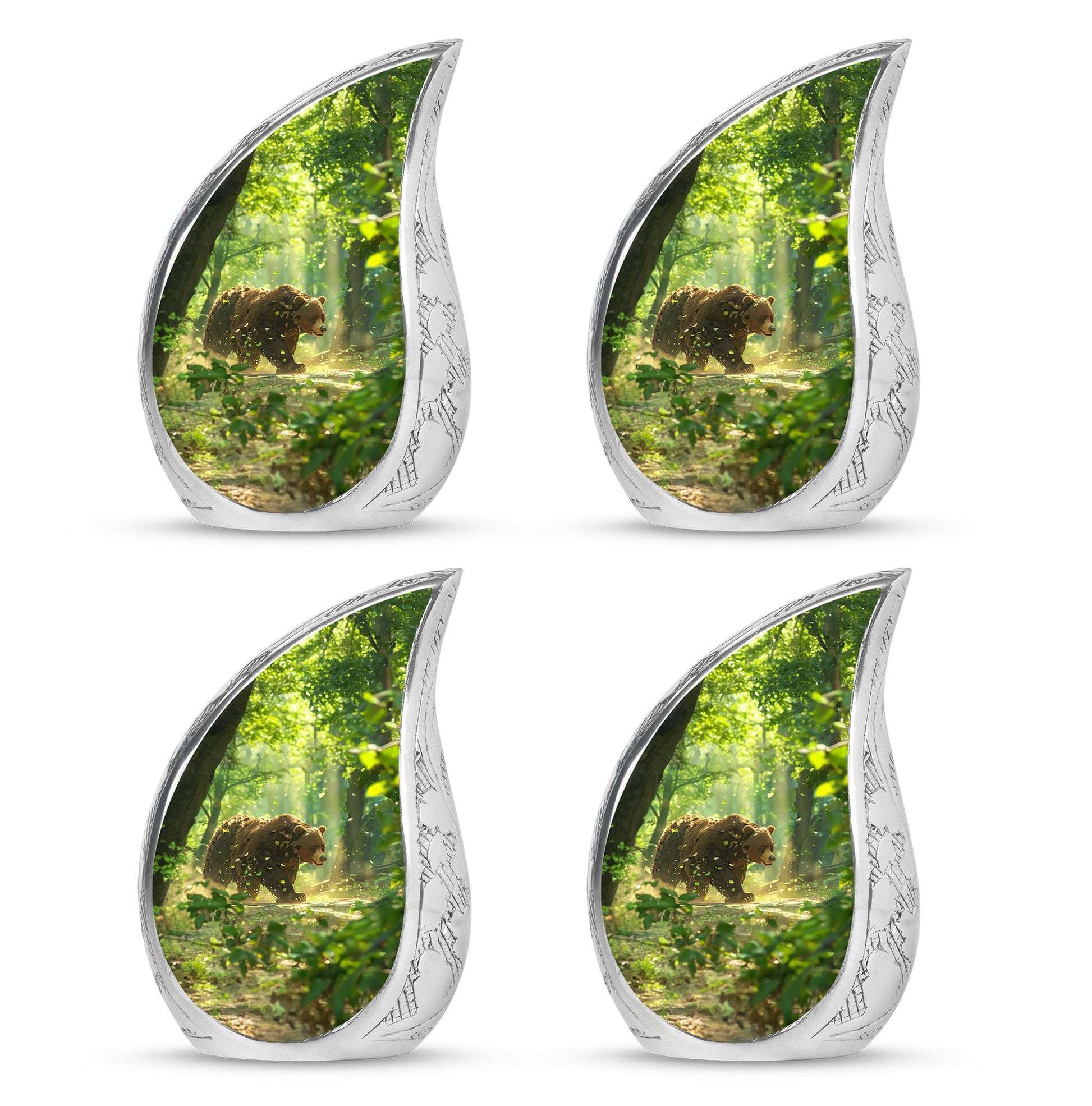 Bear Theme 3 Inch Keepsake Pack of 4