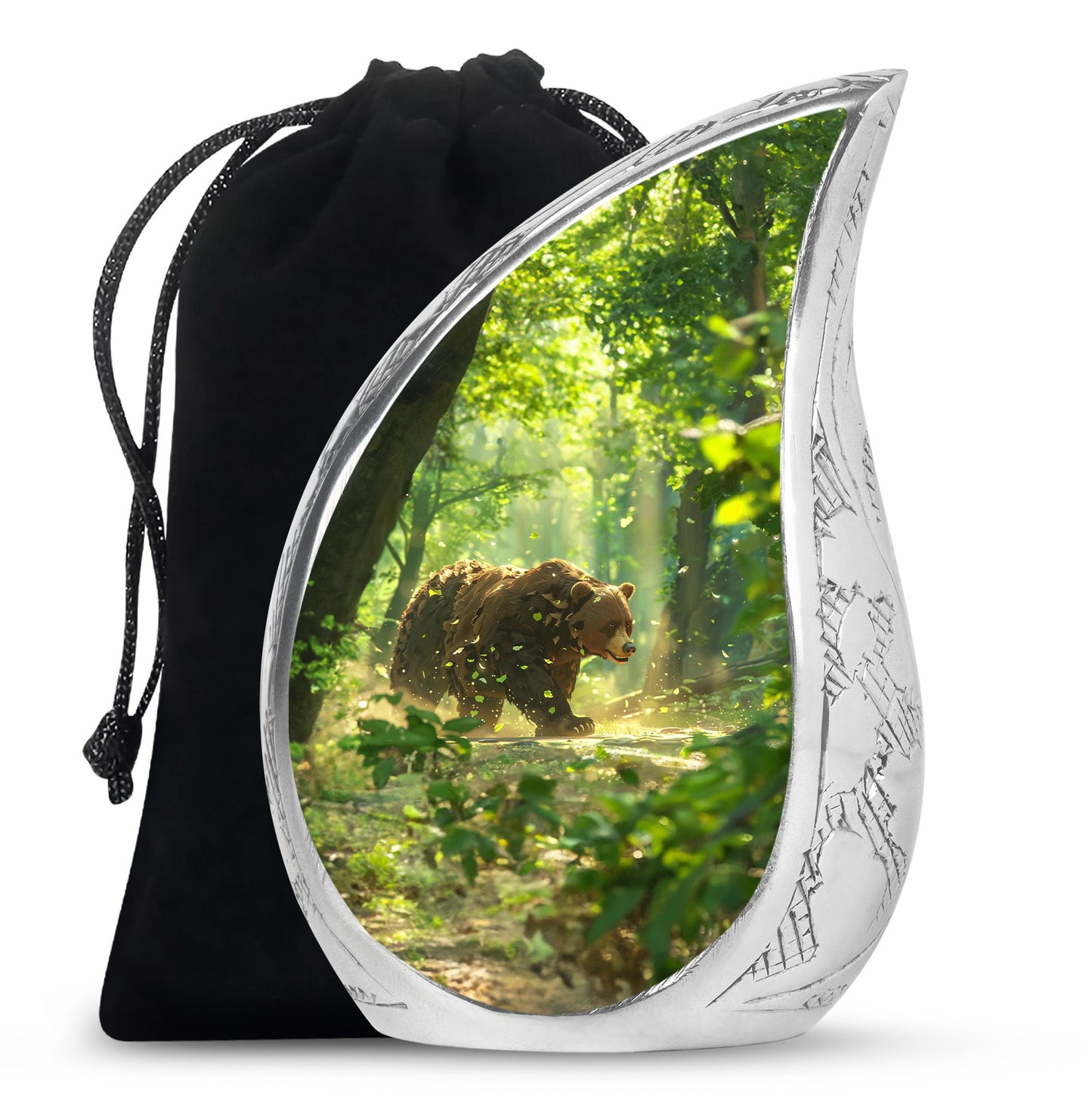 Bear Theme Large Urn 10 Inch