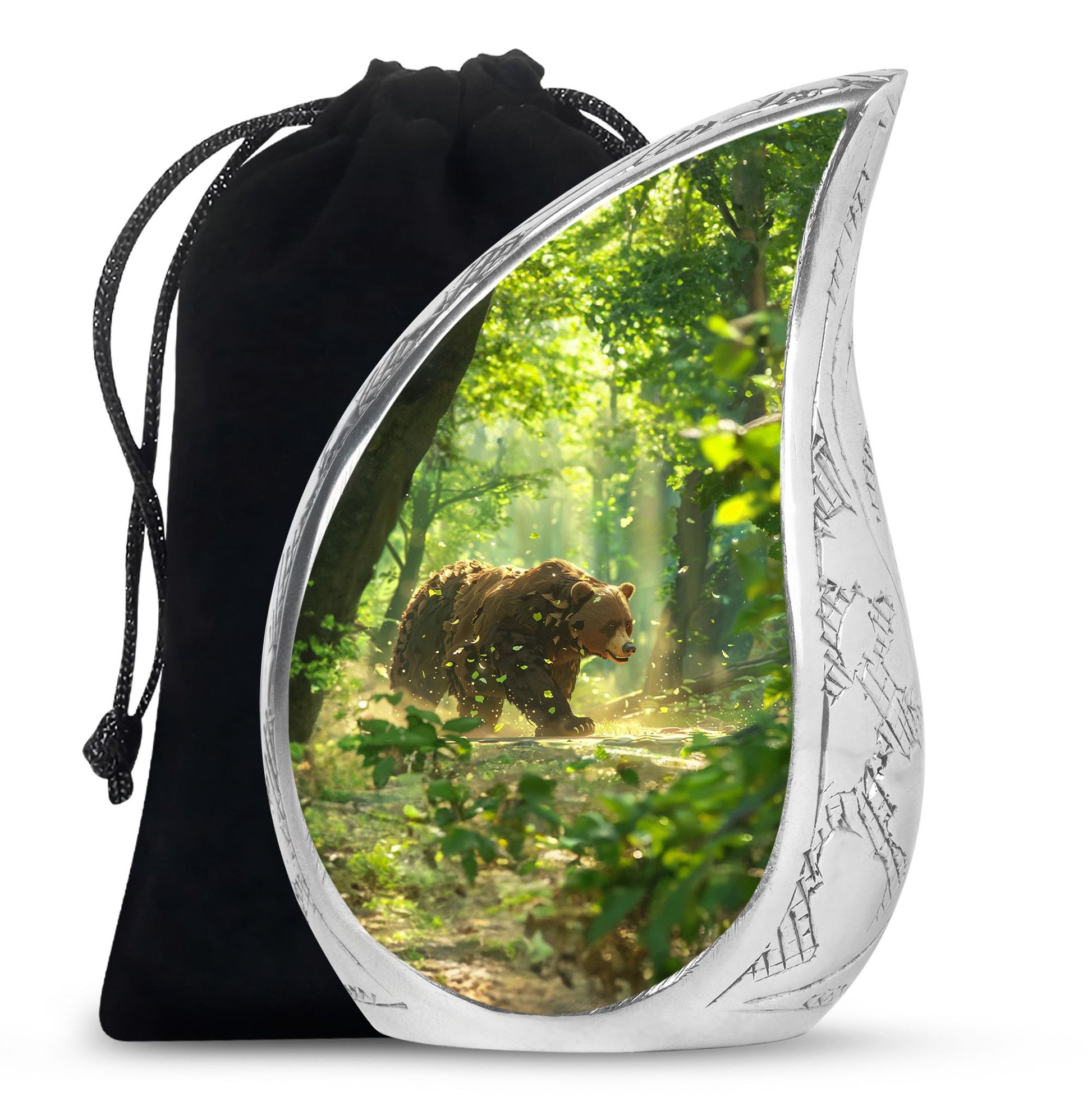 Bear Theme Large Urn 10 Inch