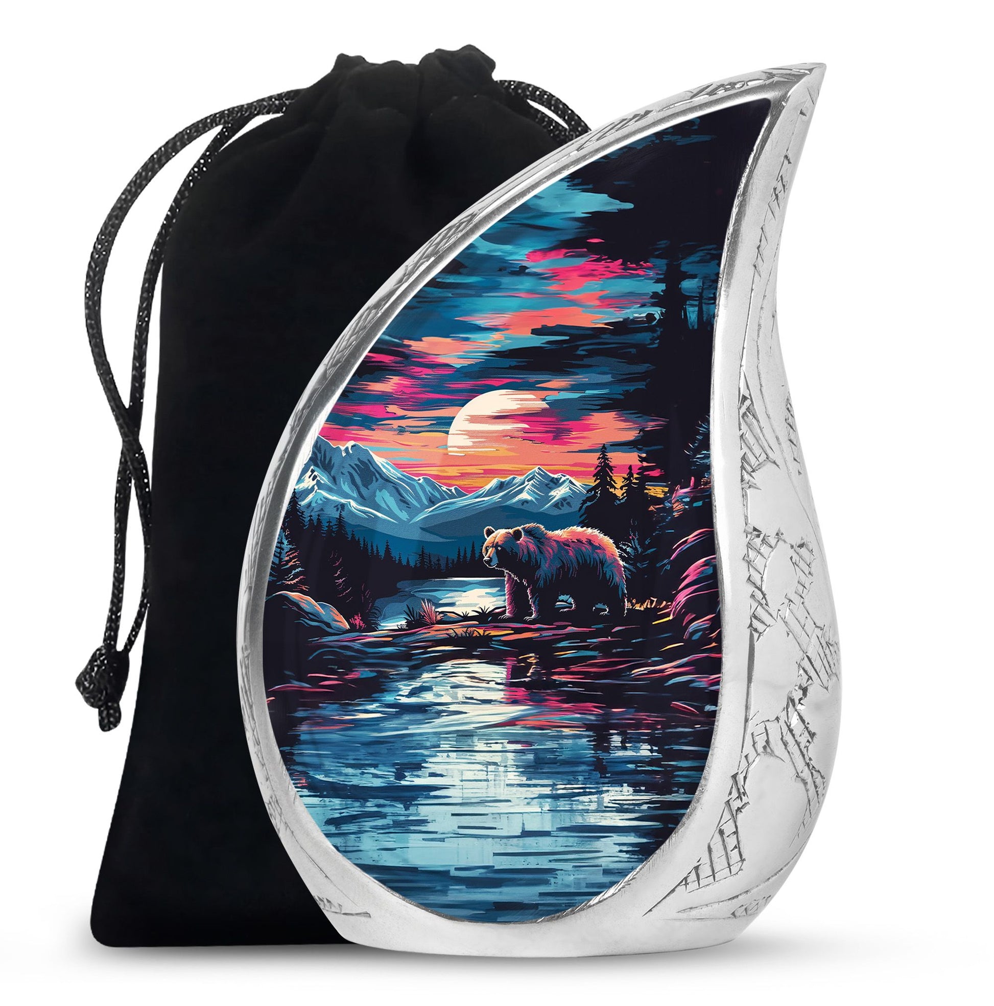 Bear Theme Large Urn 10 Inch