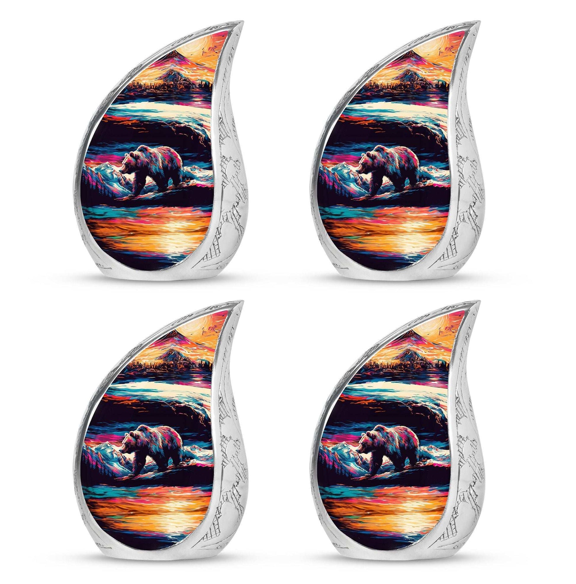 Bear Theme 3 Inch Keepsake Pack of 4