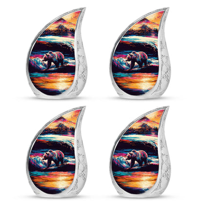 Bear Theme 3 Inch Keepsake Pack of 4