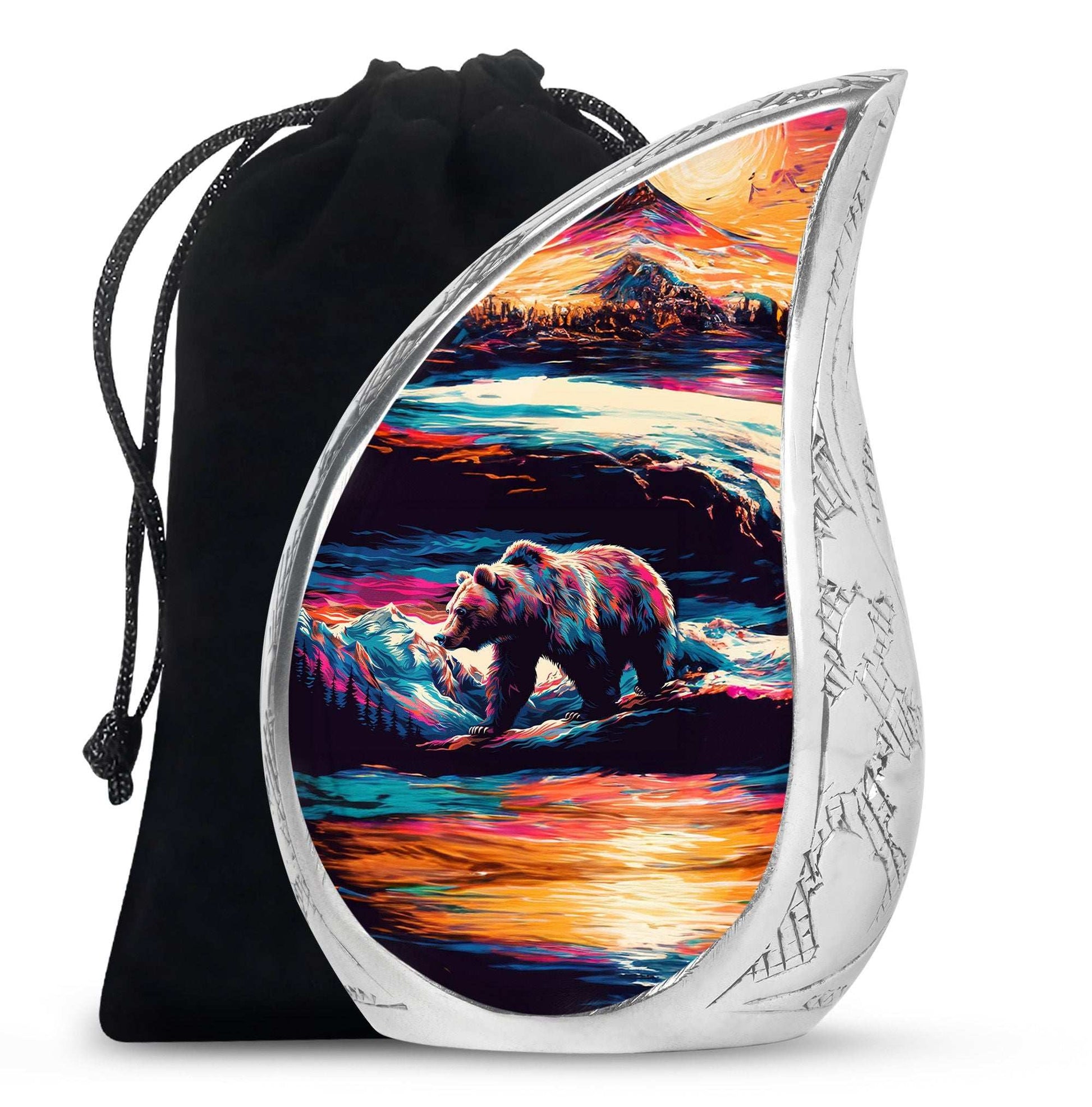 Bear Theme Large Urn 10 Inch