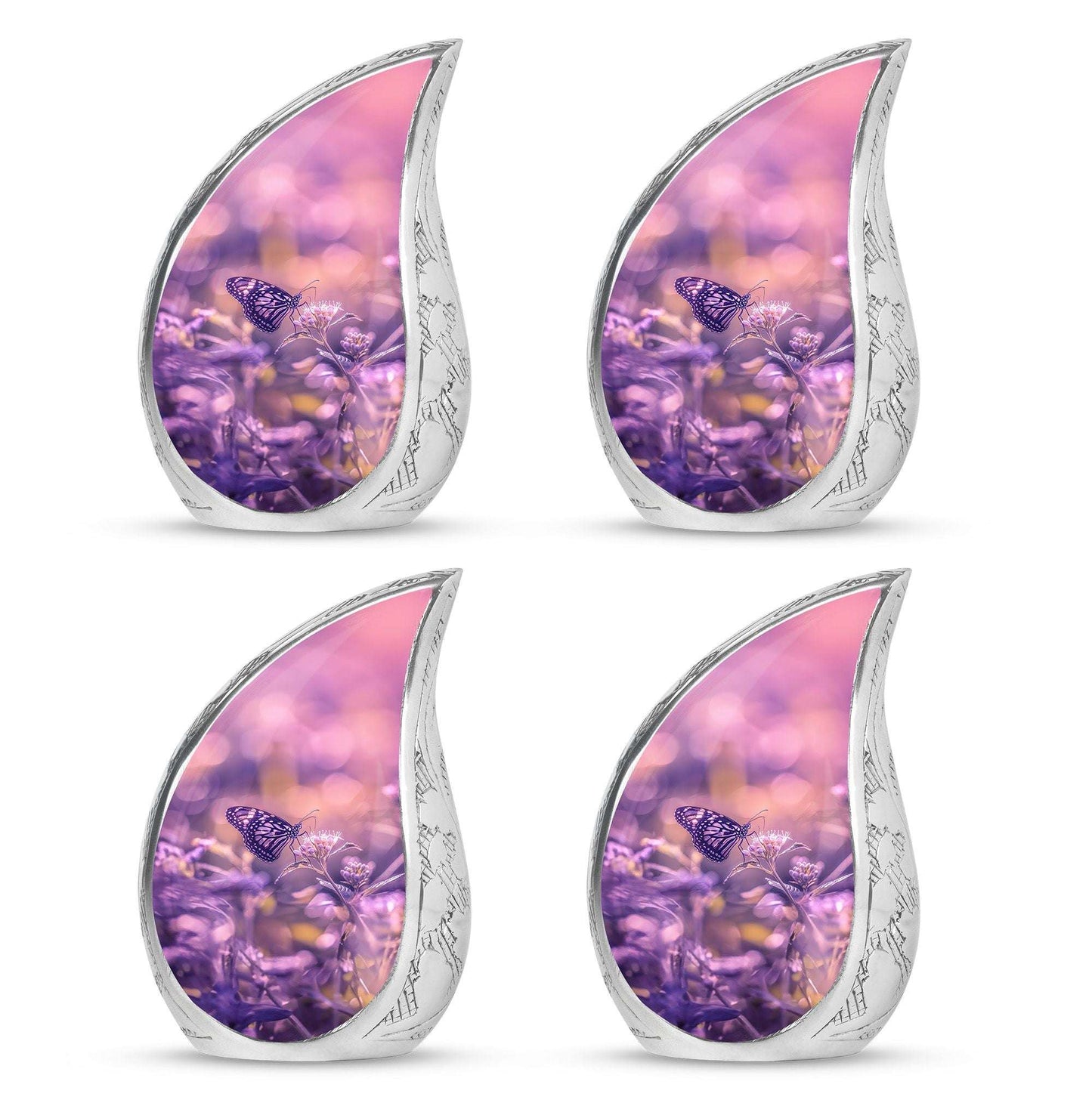 Butterfly Theme 3 Inch Keepsake Pack of 4