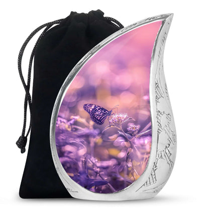 Butterfly Theme Large Urn 10 Inch
