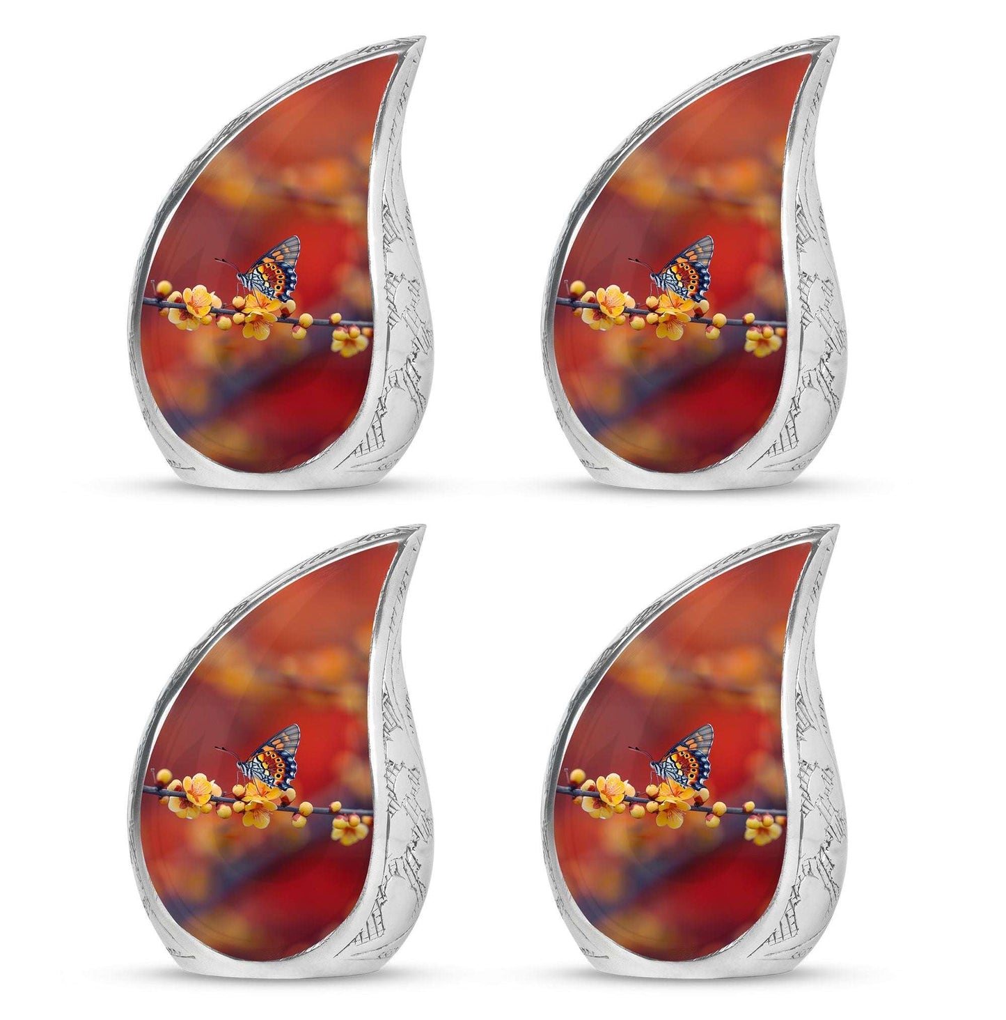 Butterfly Theme 3 Inch Keepsake Pack of 4