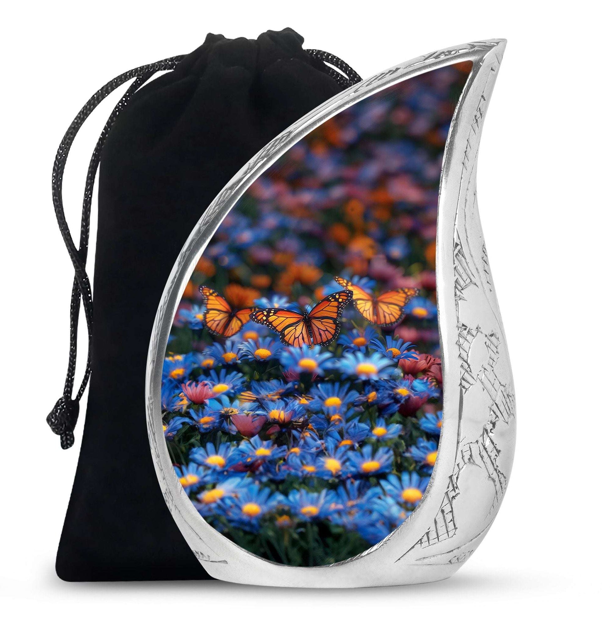 Butterfly Theme Large Urn 10 Inch