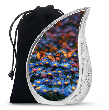 Butterfly Theme Large Urn 10 Inch