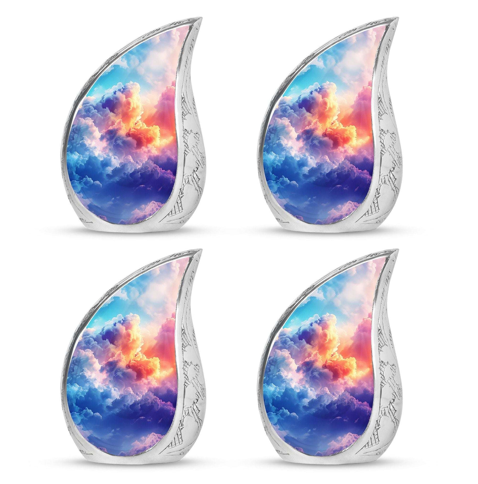 Clouds Theme 3 Inch Keepsake Pack of 4