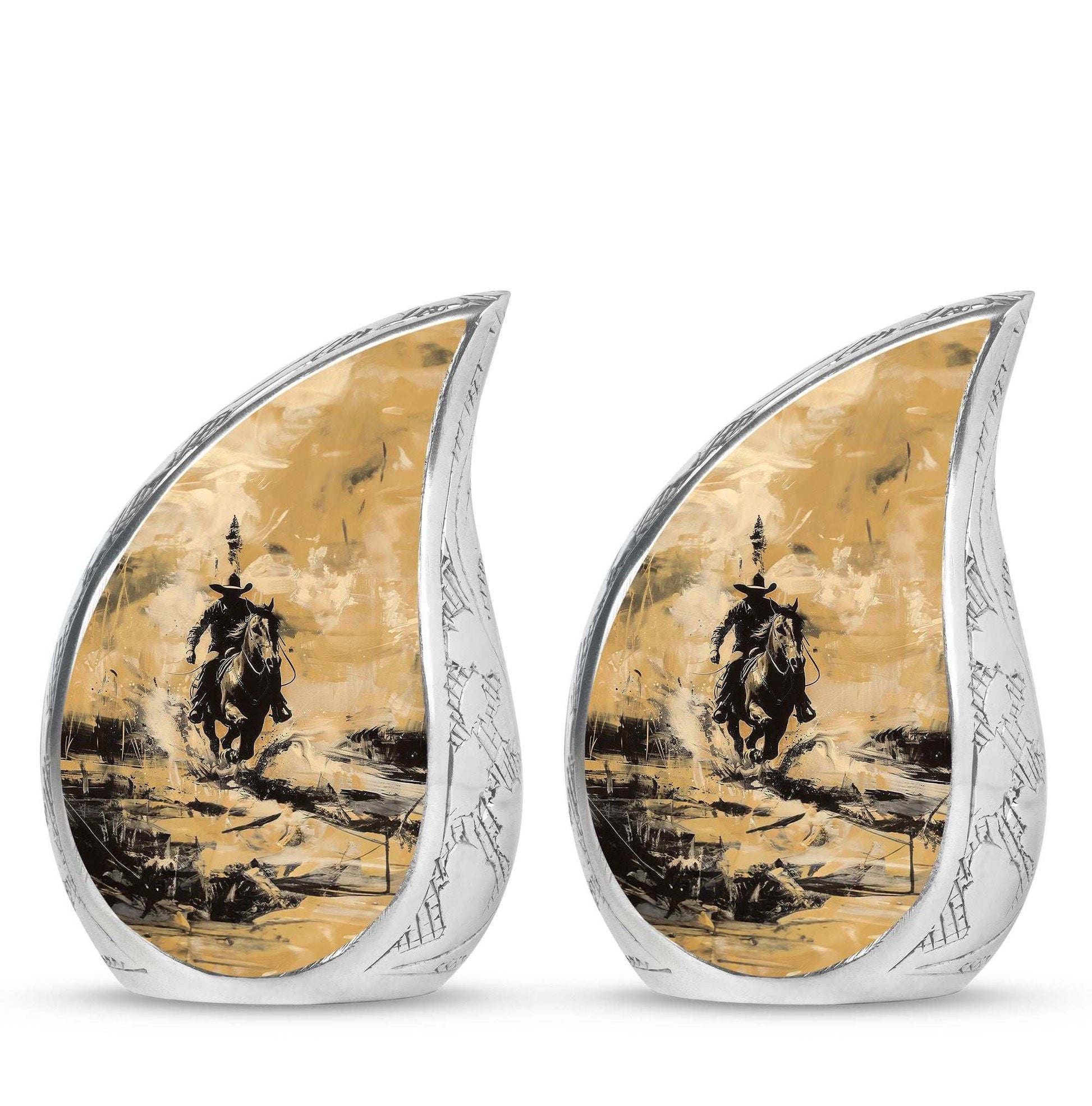 Cowboy Theme 3 Inch Keepsake Pack of 2