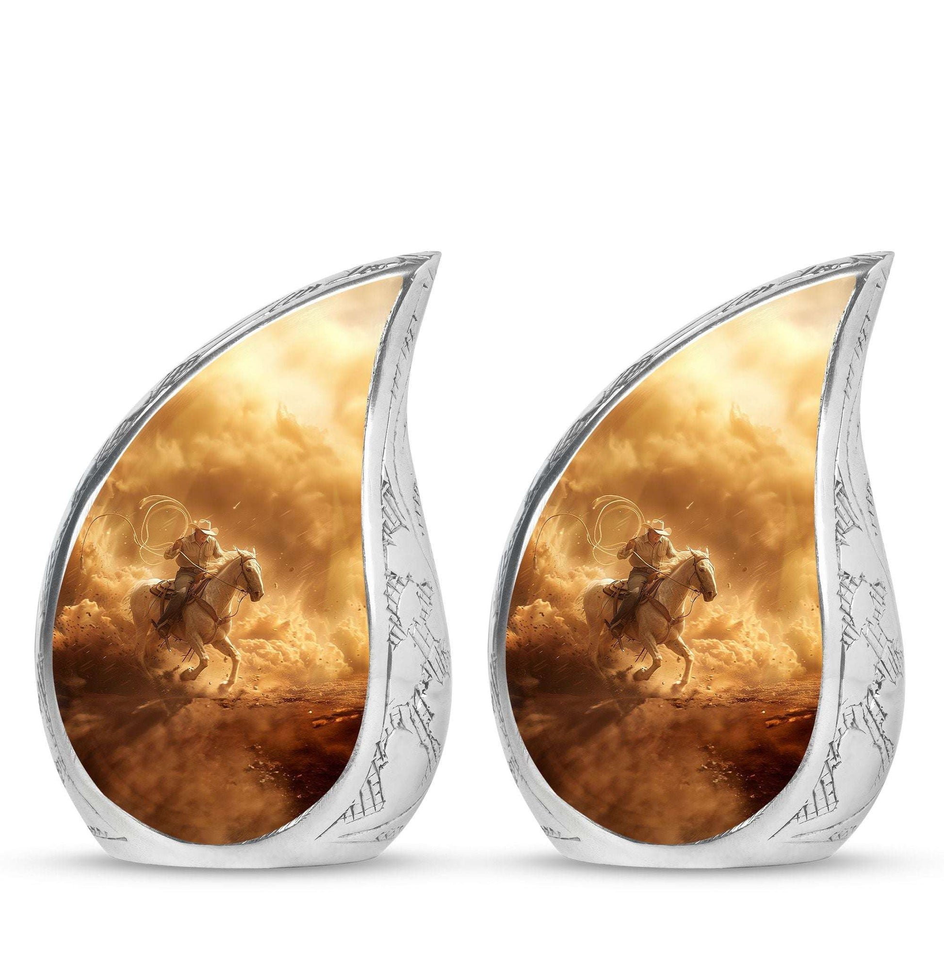 Cowboy Theme 3 Inch Keepsake Pack of 2