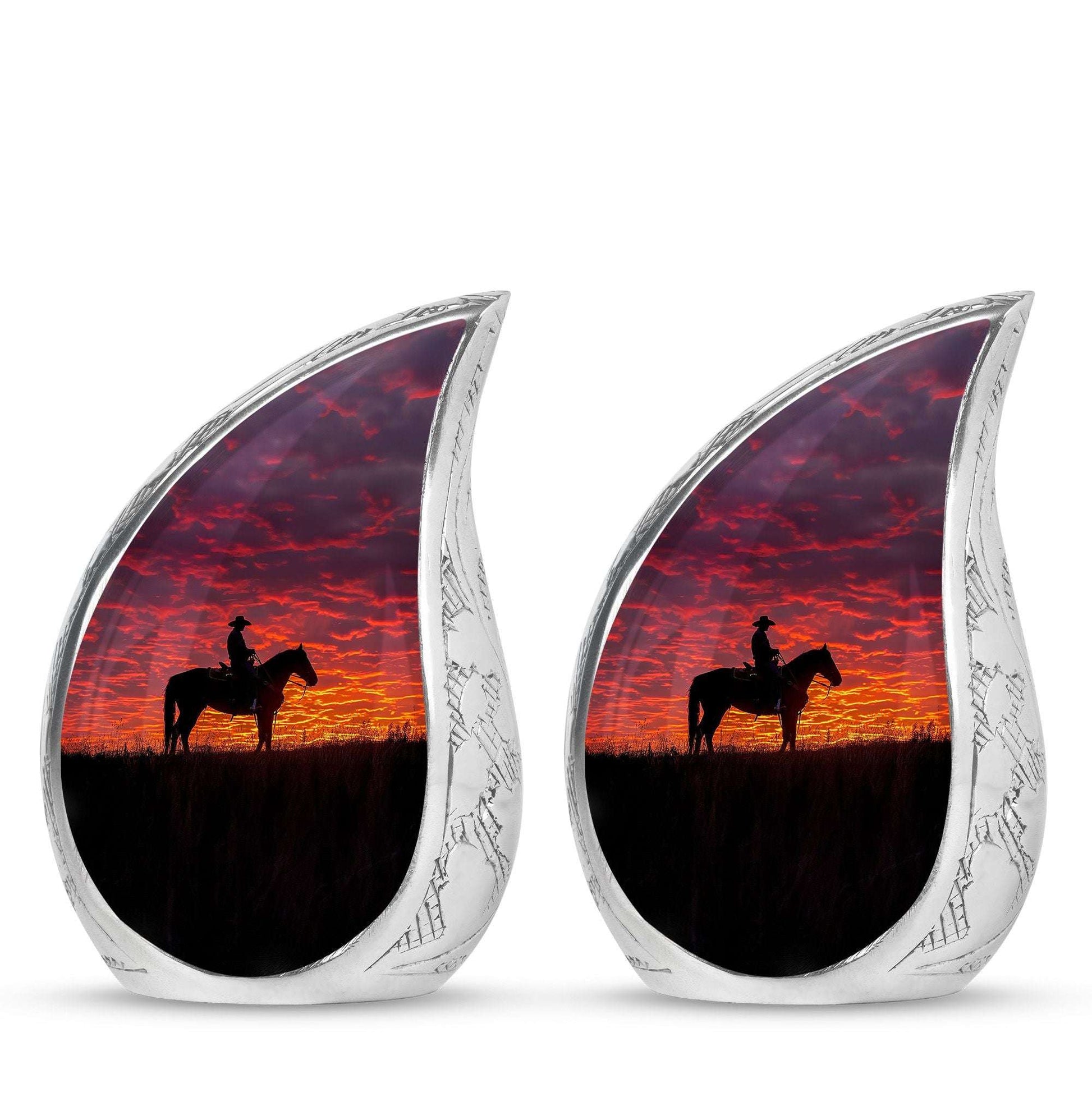 Cowboy Theme 3 Inch Keepsake Pack of 2