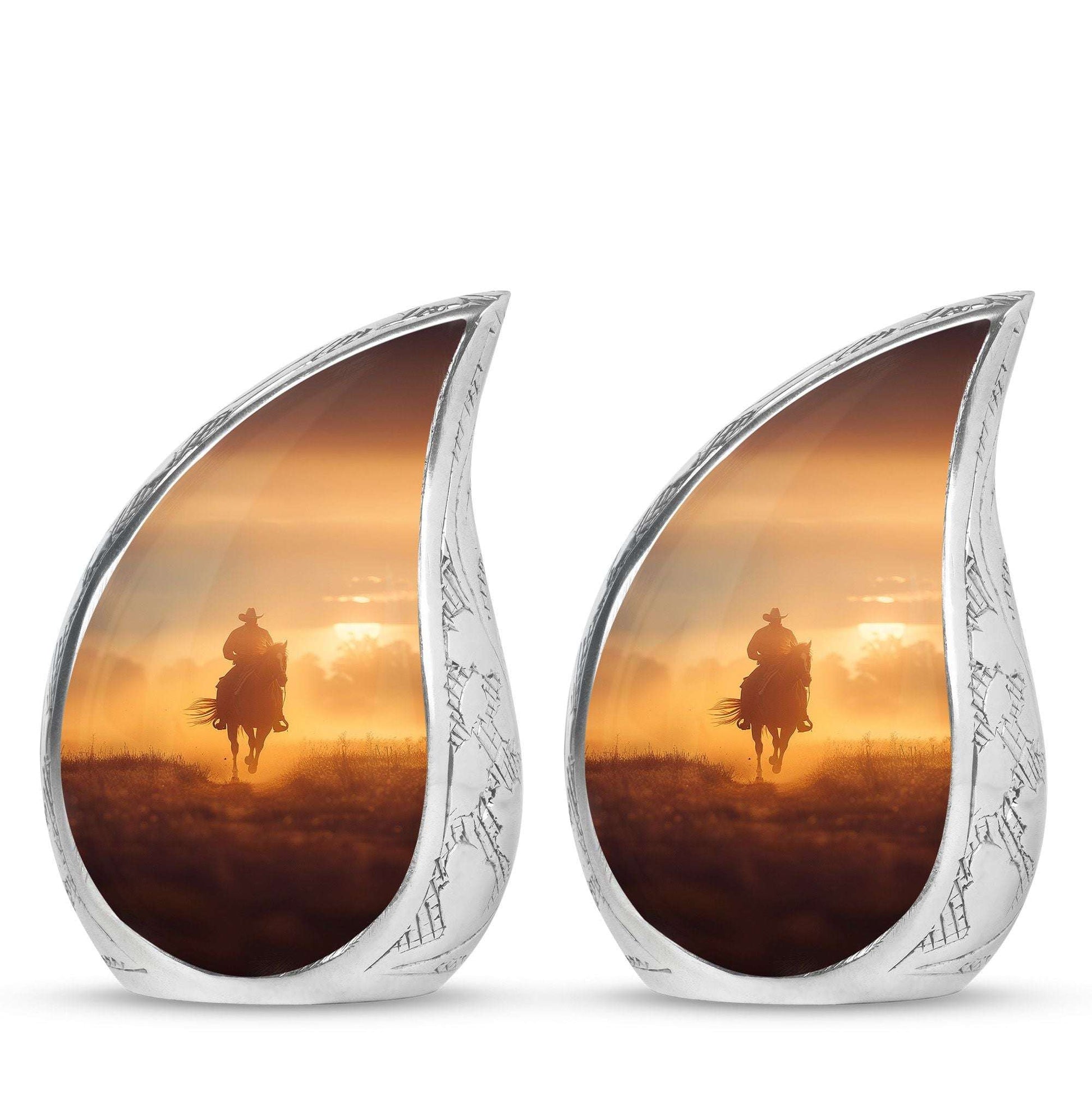 Cowboy Theme 3 Inch Keepsake Pack of 2