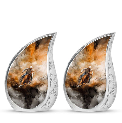 Cowboy Theme 3 Inch Keepsake Pack of 2