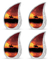 Cowboy Theme 3 Inch Keepsake Pack of 4