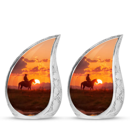 Cowboy Theme 3 Inch Keepsake Pack of 2