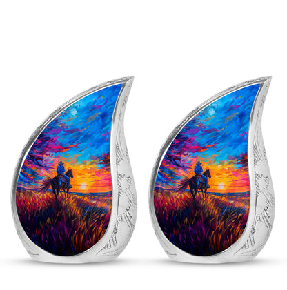 Cowboy Theme 3 Inch Keepsake Pack of 2