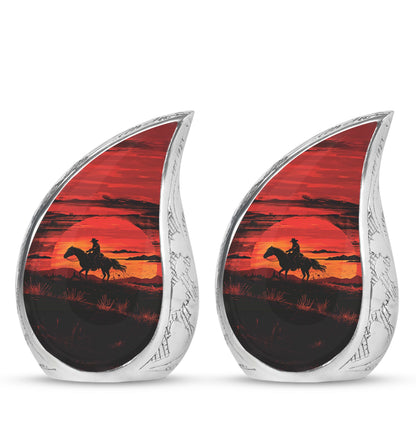 Cowboy Theme 3 Inch Keepsake Pack of 2