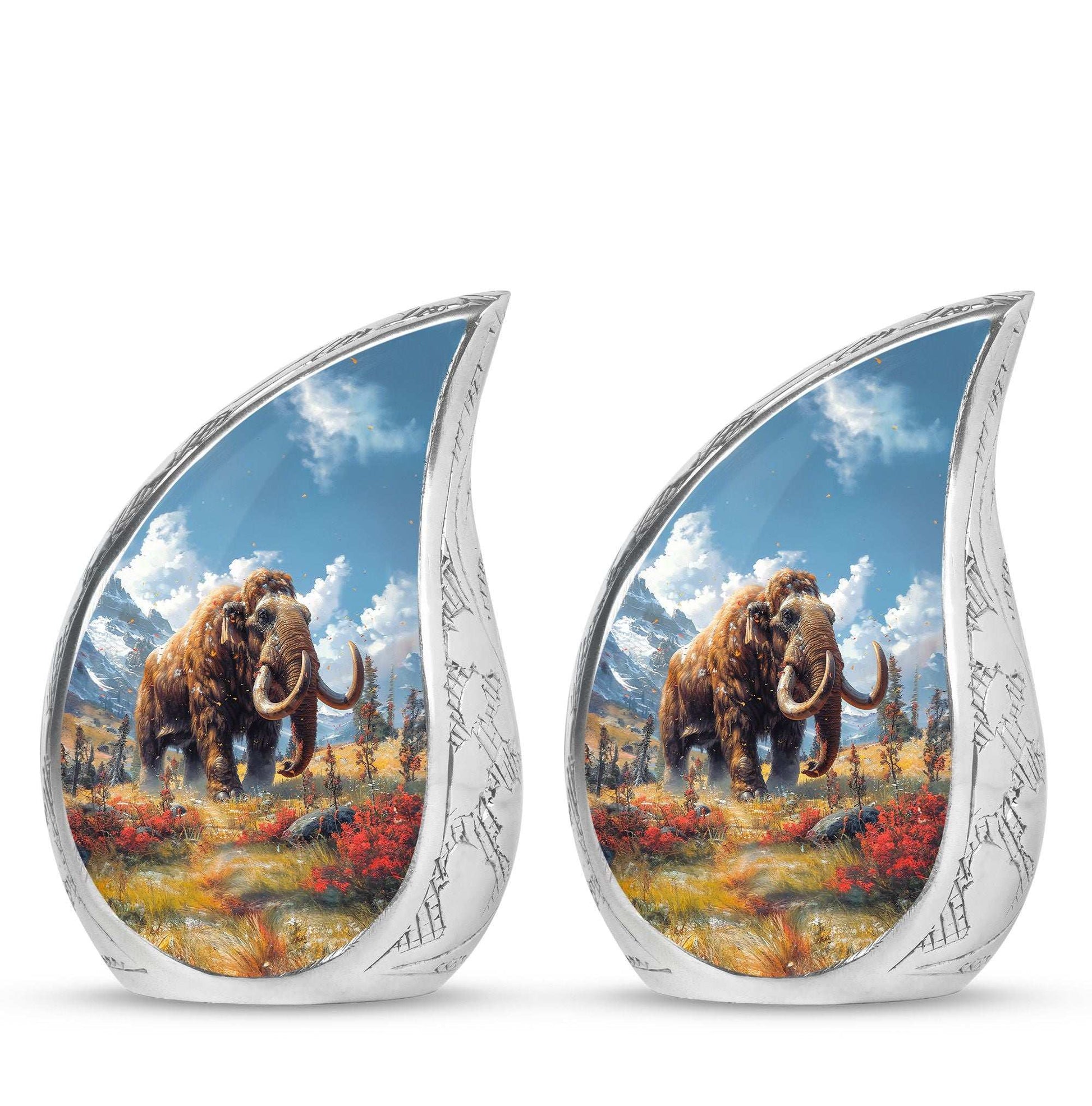 Mamoth Theme 3 Inch Keepsake Pack of 2