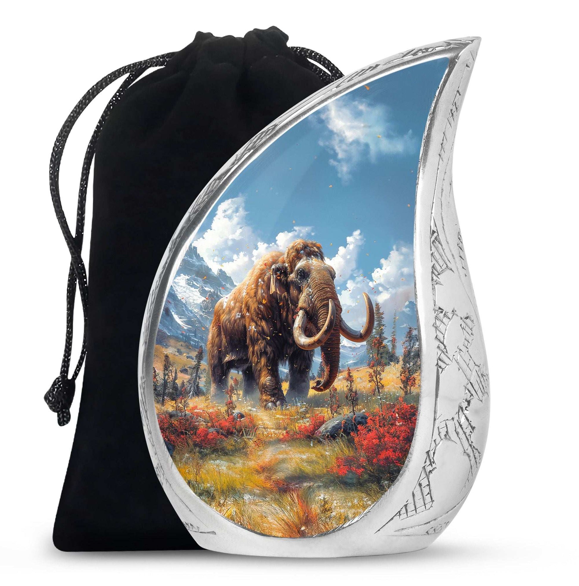 Mamoth Theme Large Urn 10 Inch