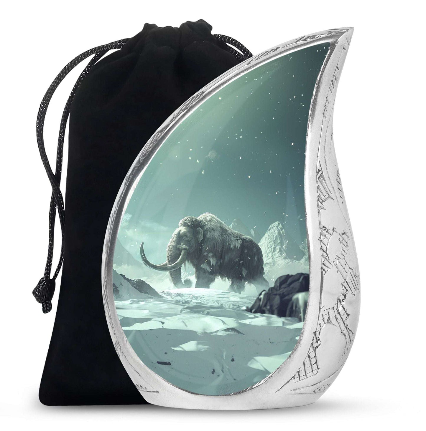 Mamoth Theme Large Urn 10 Inch