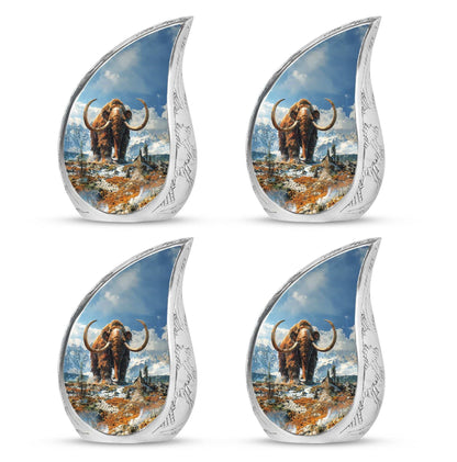 Mamoth Theme 3 Inch Keepsake Pack of 4