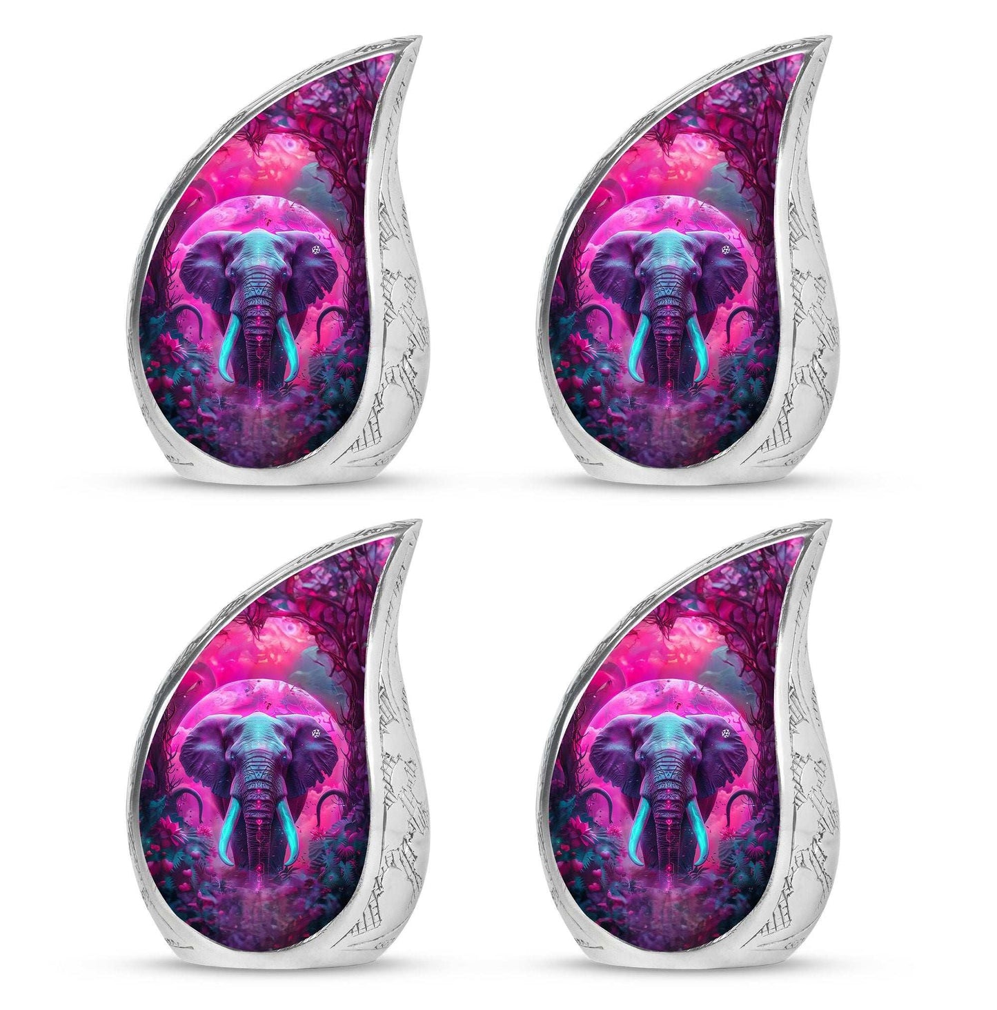 Mamoth Theme 3 Inch Keepsake Pack of 4