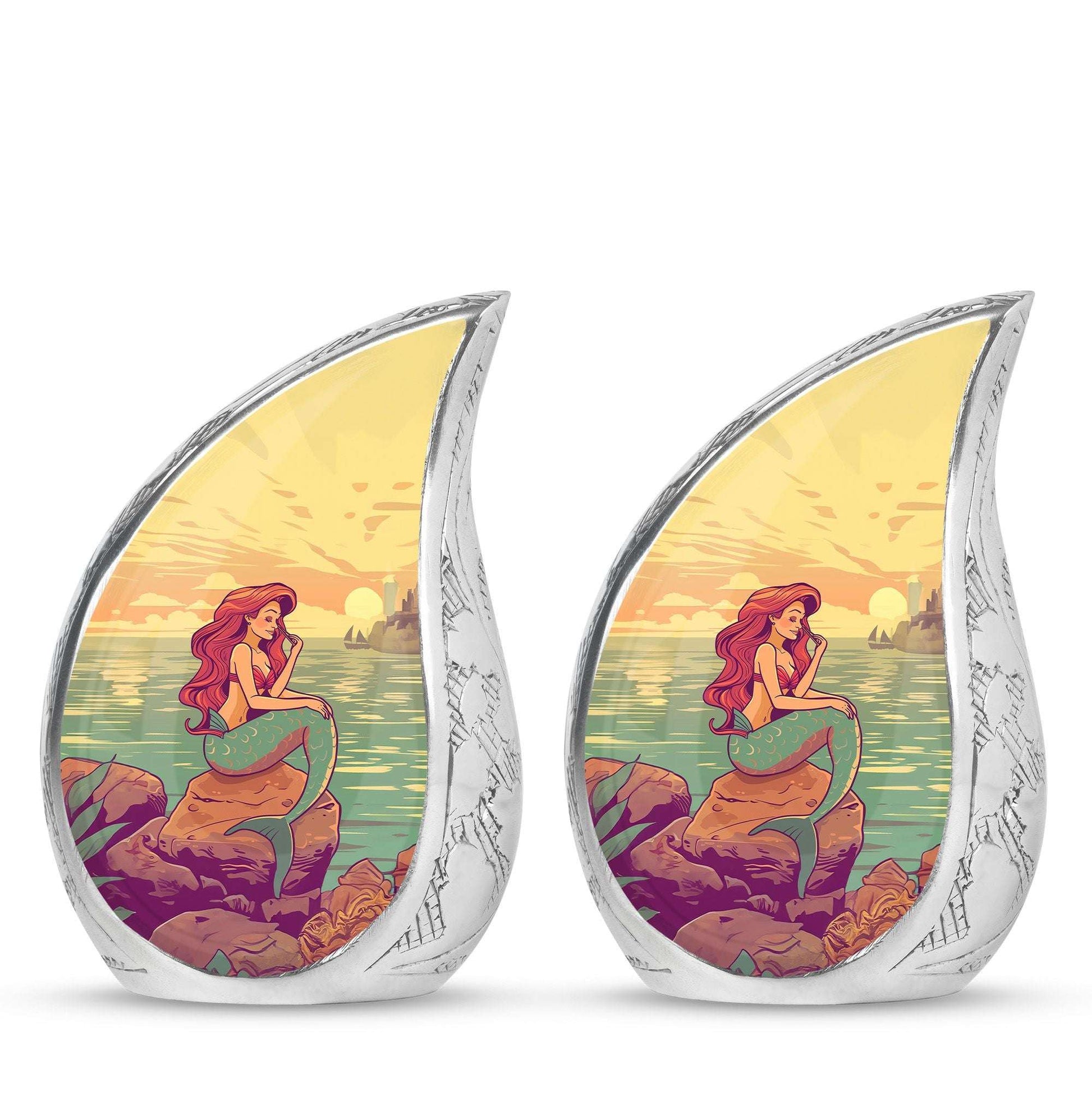 Mermaid Theme 3 Inch Keepsake Pack of 2