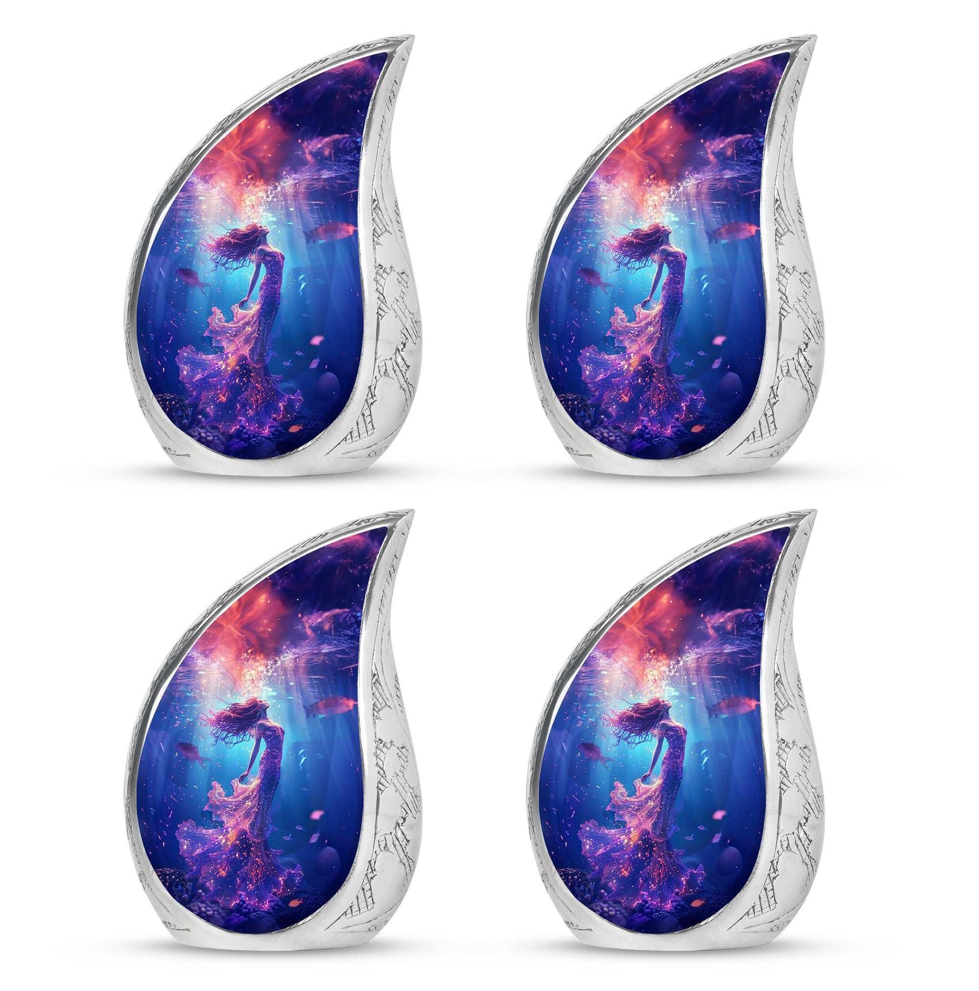 Mermaid Theme 3 Inch Keepsake Pack of 4