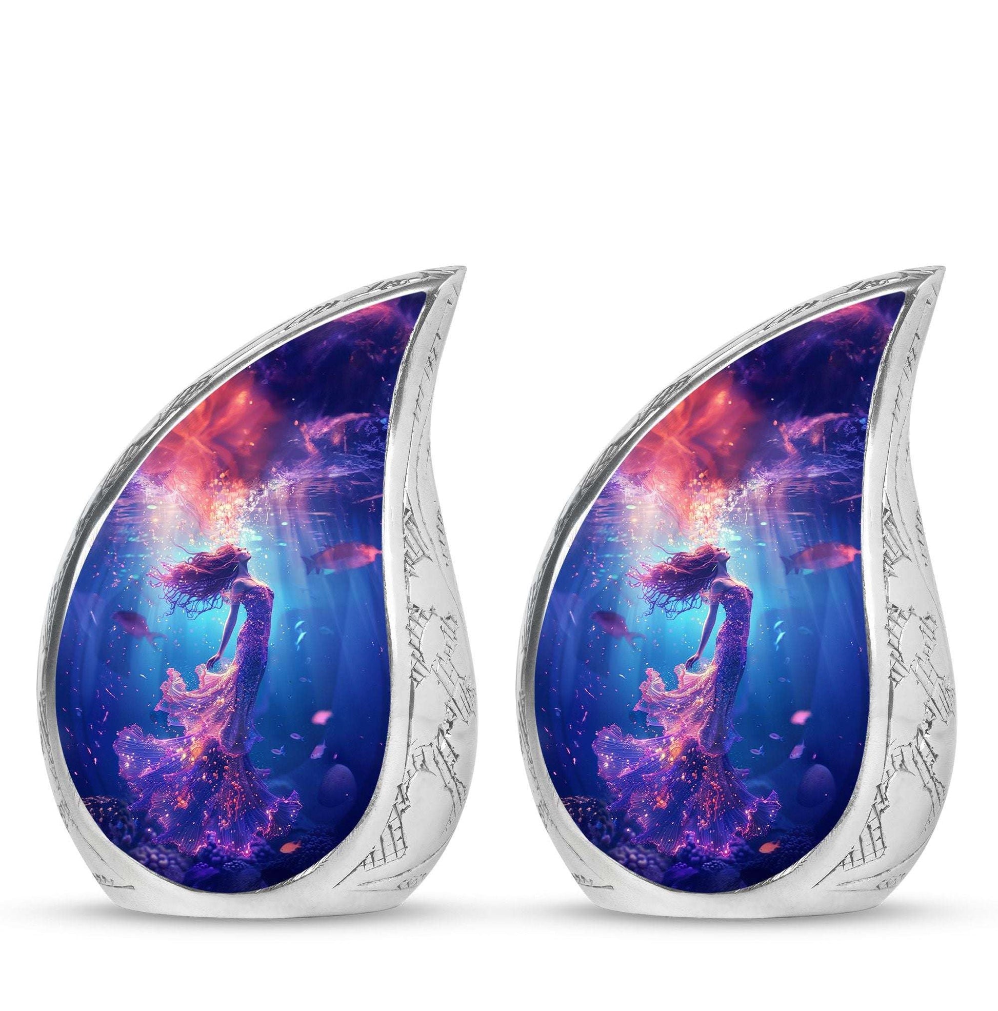 Mermaid Theme 3 Inch Keepsake Pack of 2