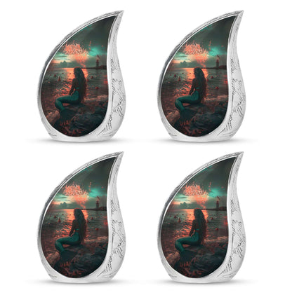 Mermaid Theme 3 Inch Keepsake Pack of 4