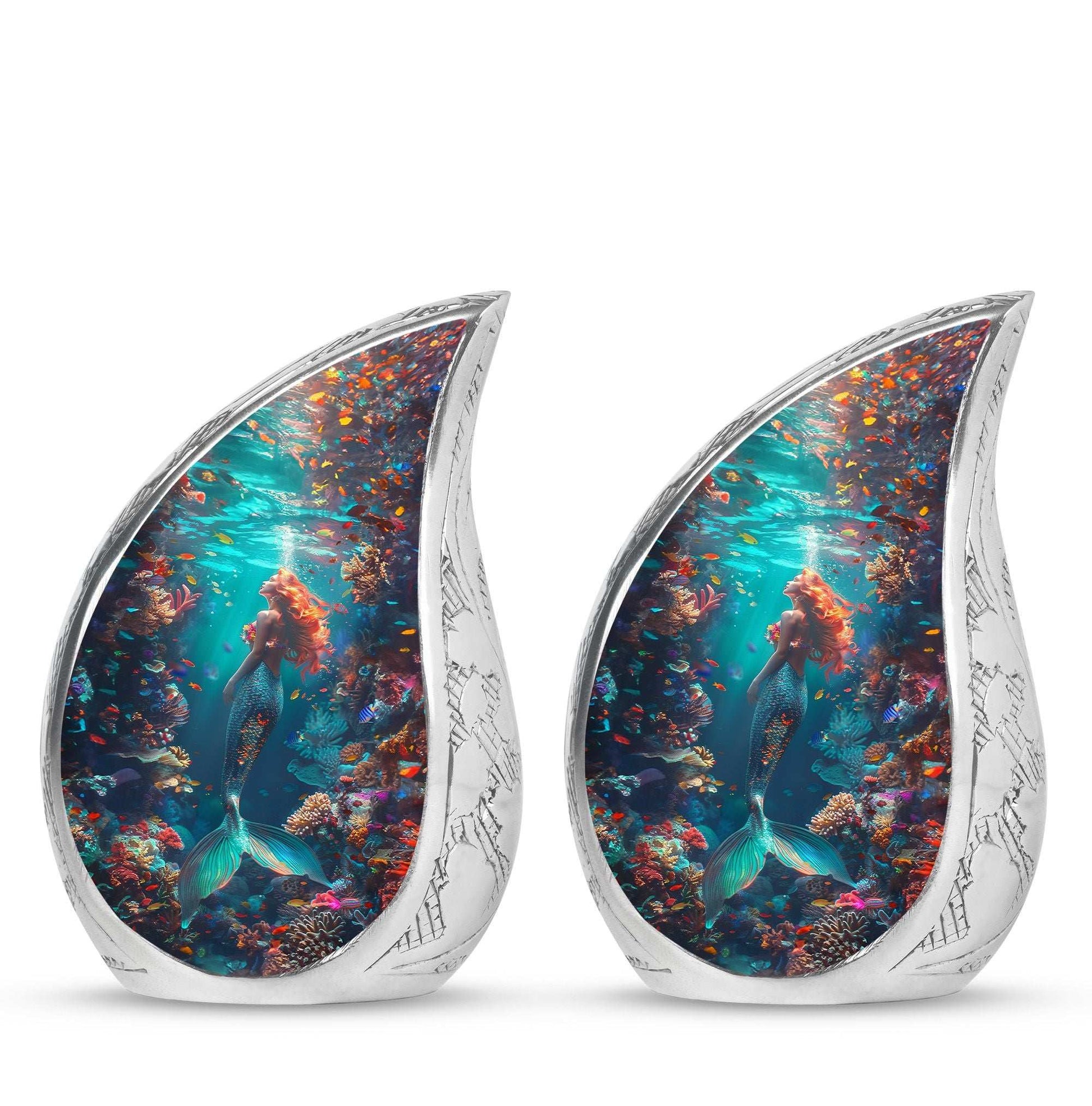 Mermaid Theme 3 Inch Keepsake Pack of 2