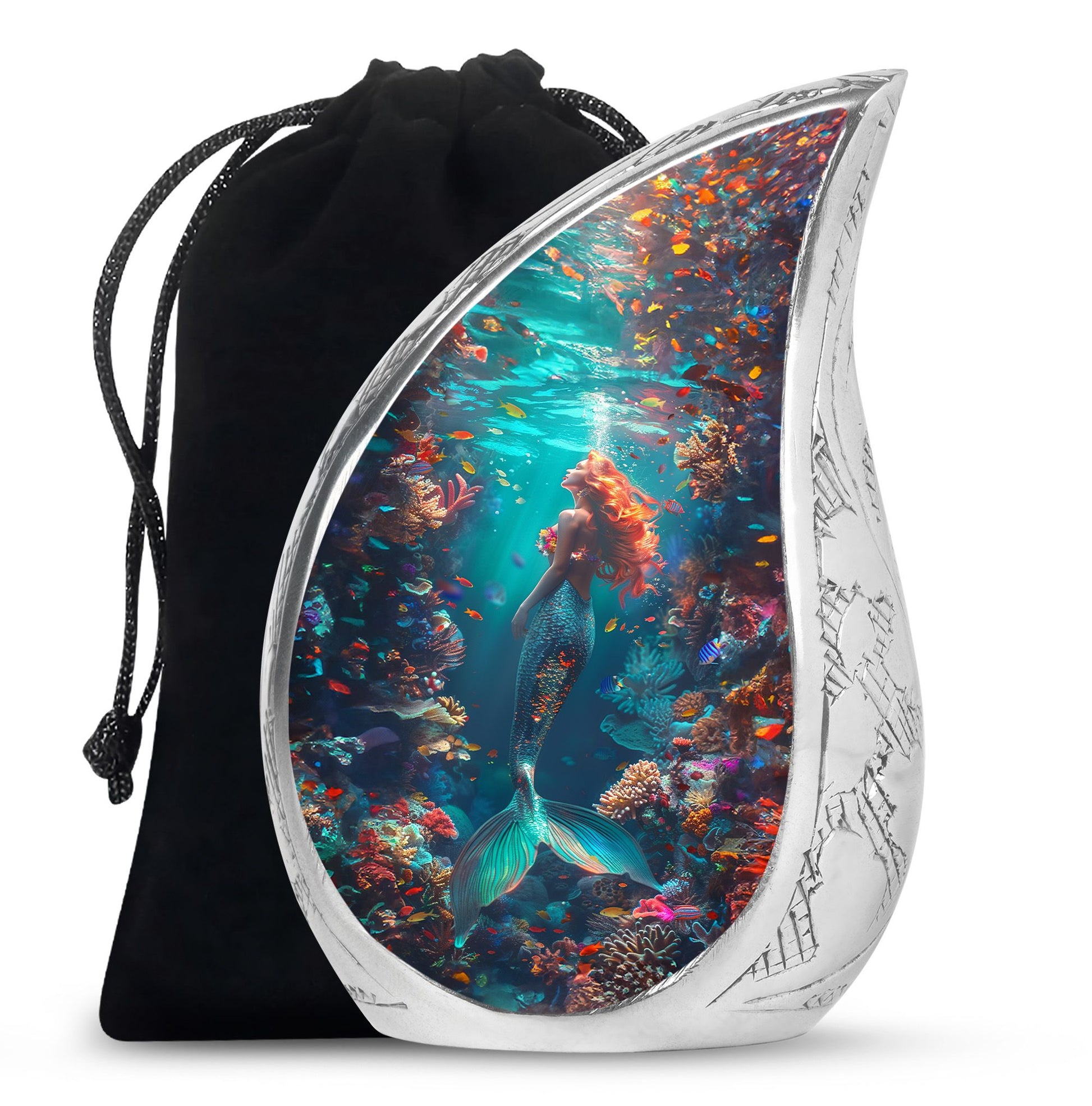 Mermaid Cremation Urns For Men and Women - Mermaid Memorial Urns