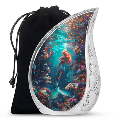 Mermaid Cremation Urns For Men and Women - Mermaid Memorial Urns