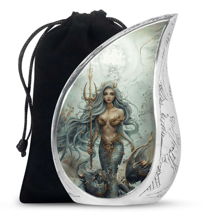 Mermaid Theme Large Urn 10 Inch