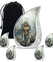 Mermaid Theme Large Urn With 4 Keepsake Urn