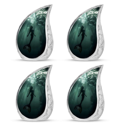 Mermaid Theme 3 Inch Keepsake Pack of 4