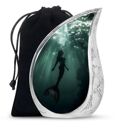 Mermaid Theme Large Urn 10 Inch