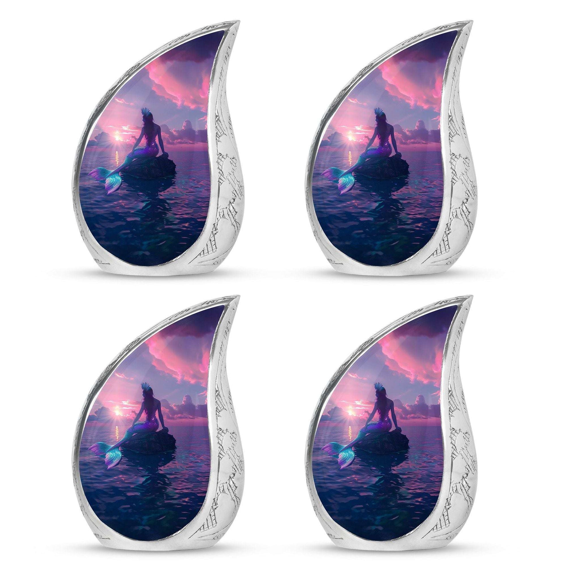 Mermaid Theme 3 Inch Keepsake Pack of 4