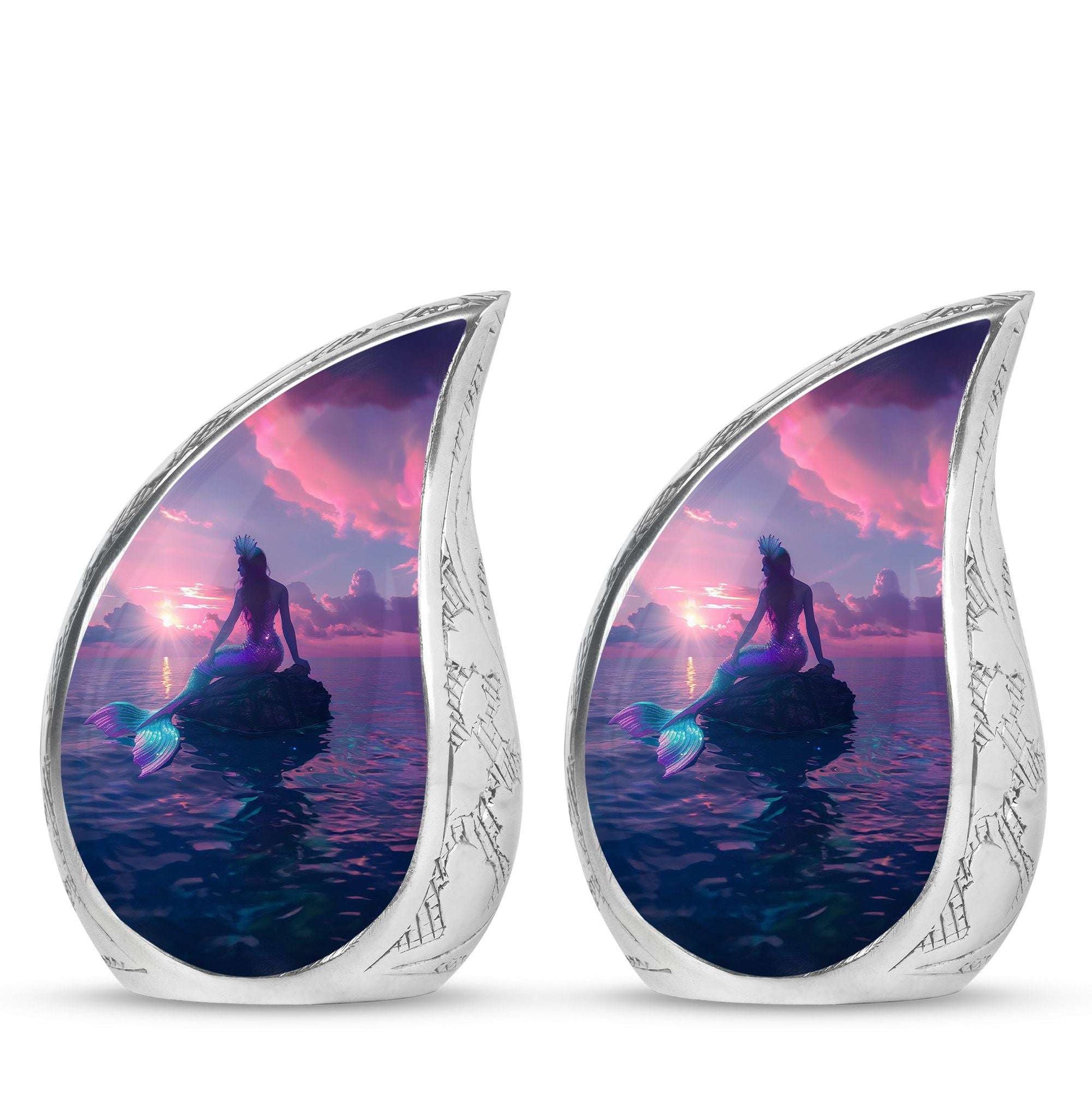 Mermaid Theme 3 Inch Keepsake Pack of 2