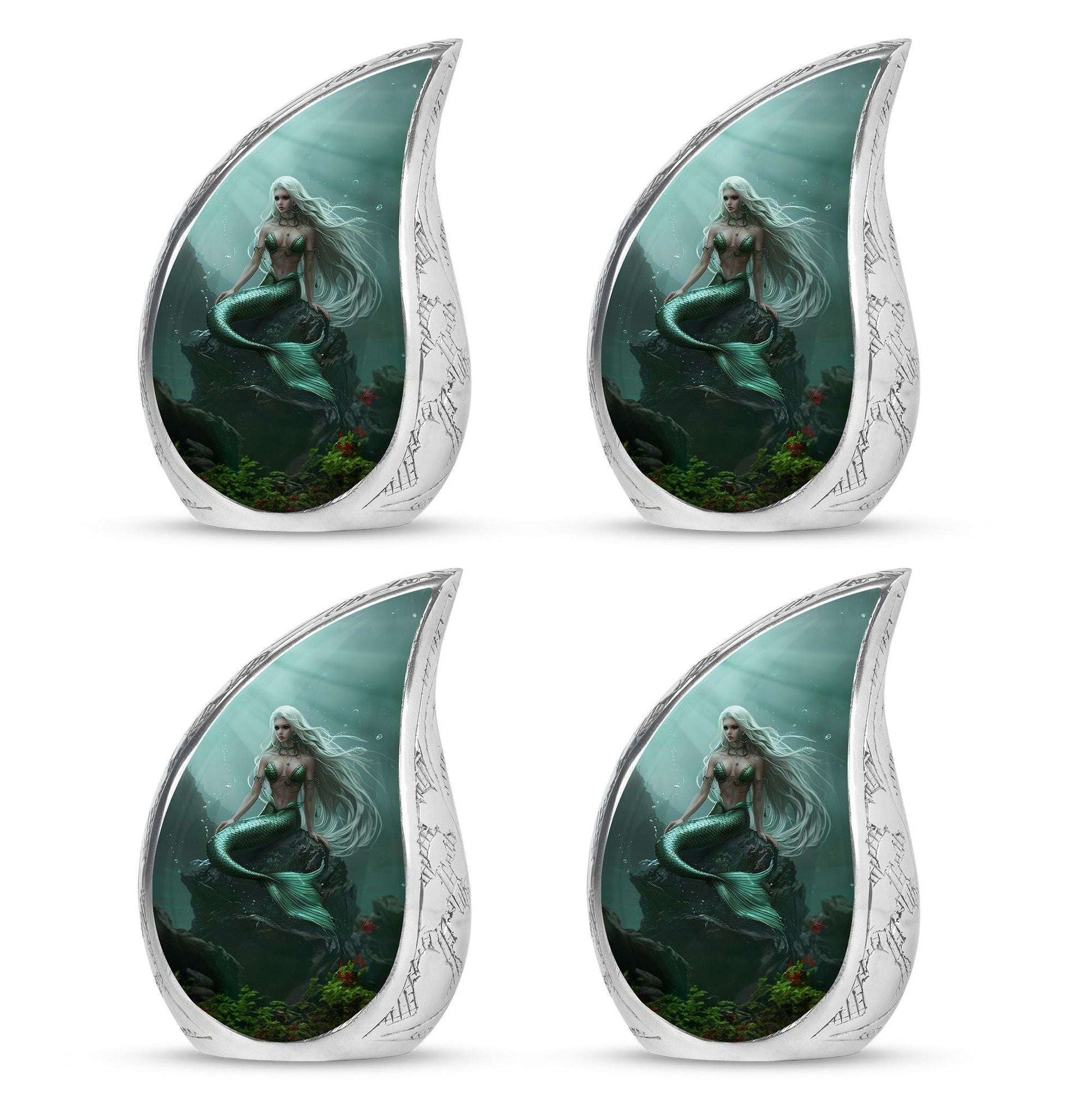 Mermaid Theme 3 Inch Keepsake Pack of 4