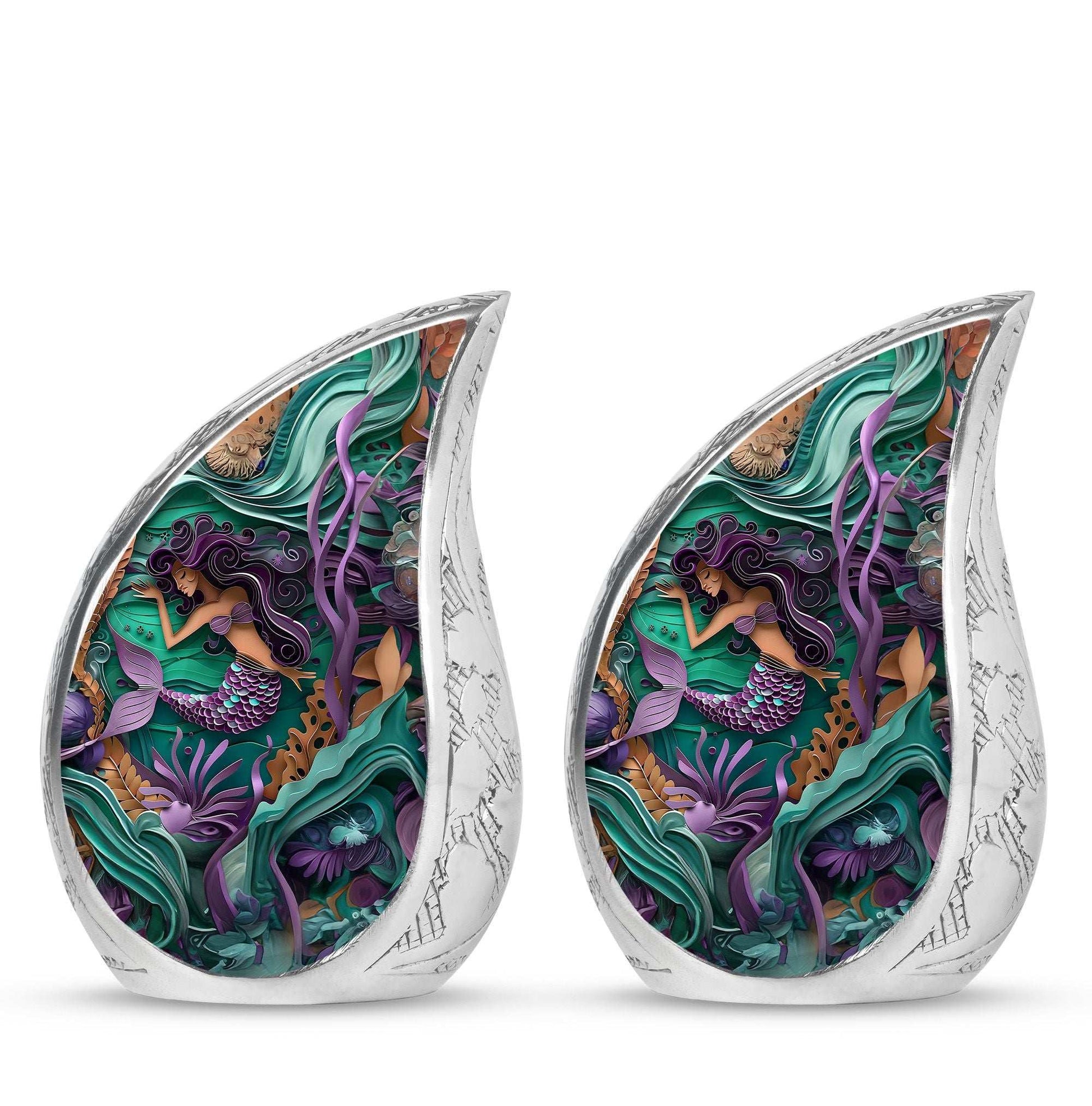 Mermaid Theme 3 Inch Keepsake Pack of 2