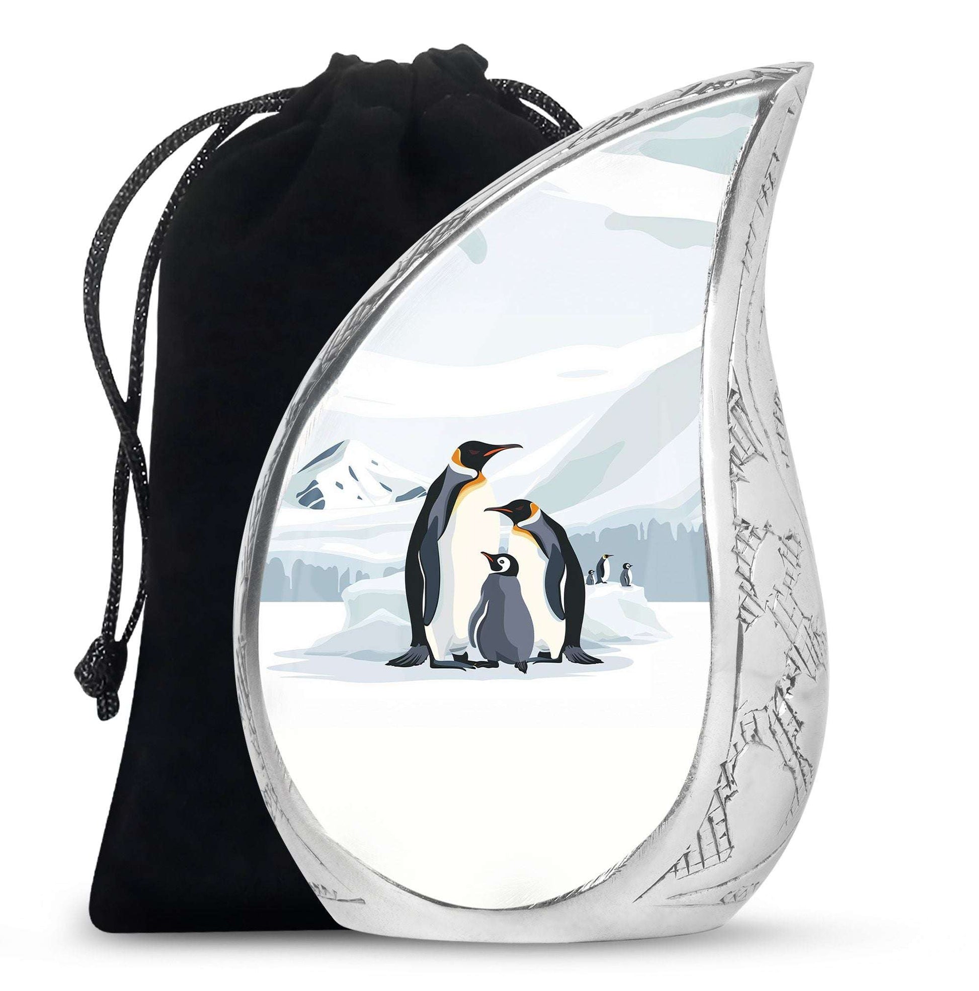 Penguin Theme Large Urn 10 Inch
