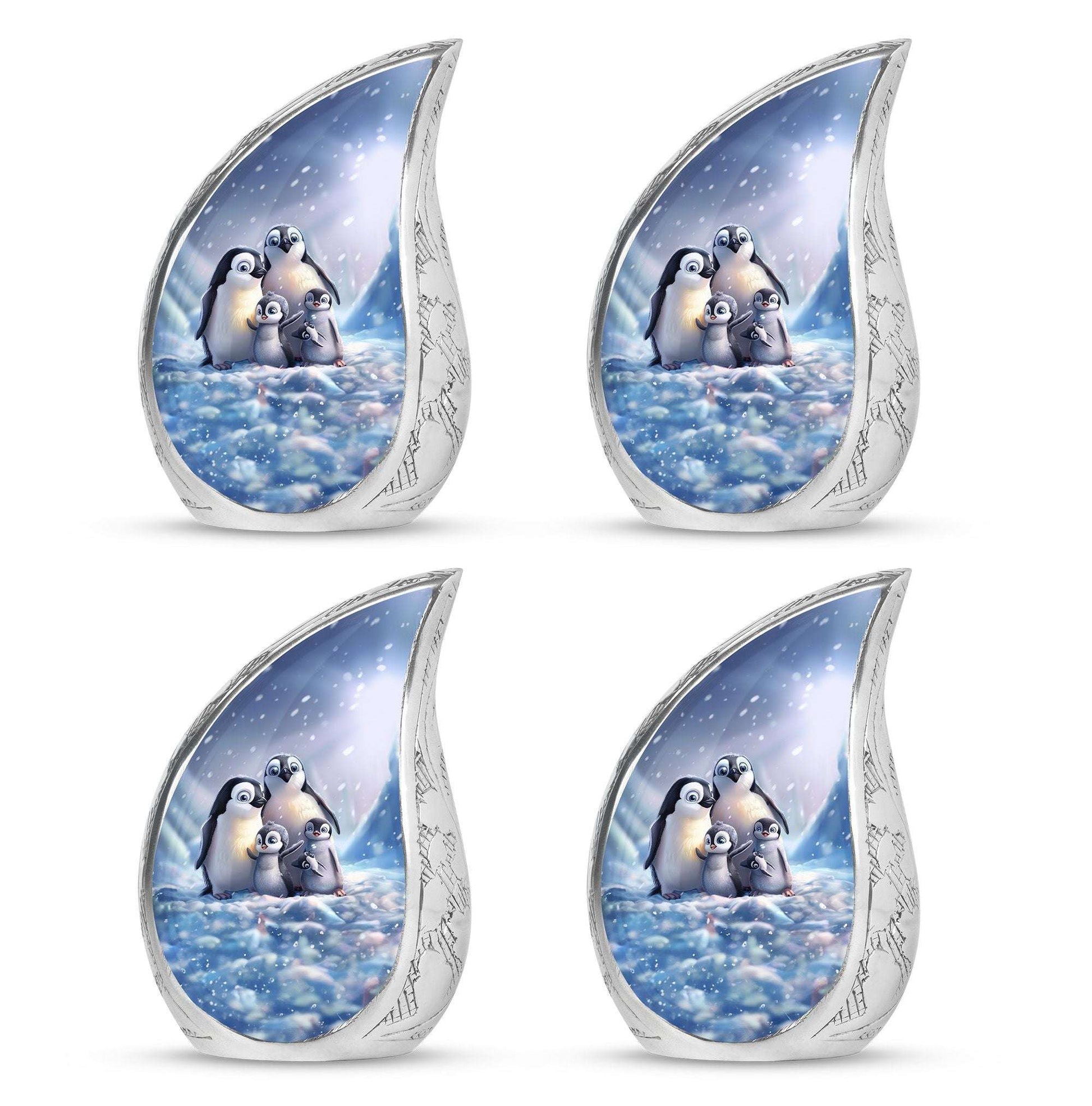 Penguin Theme 3 Inch Keepsake Pack of 4