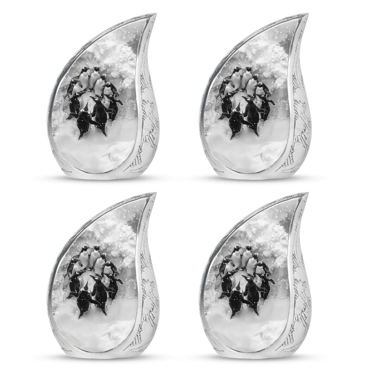Penguin Theme 3 Inch Keepsake Pack of 4