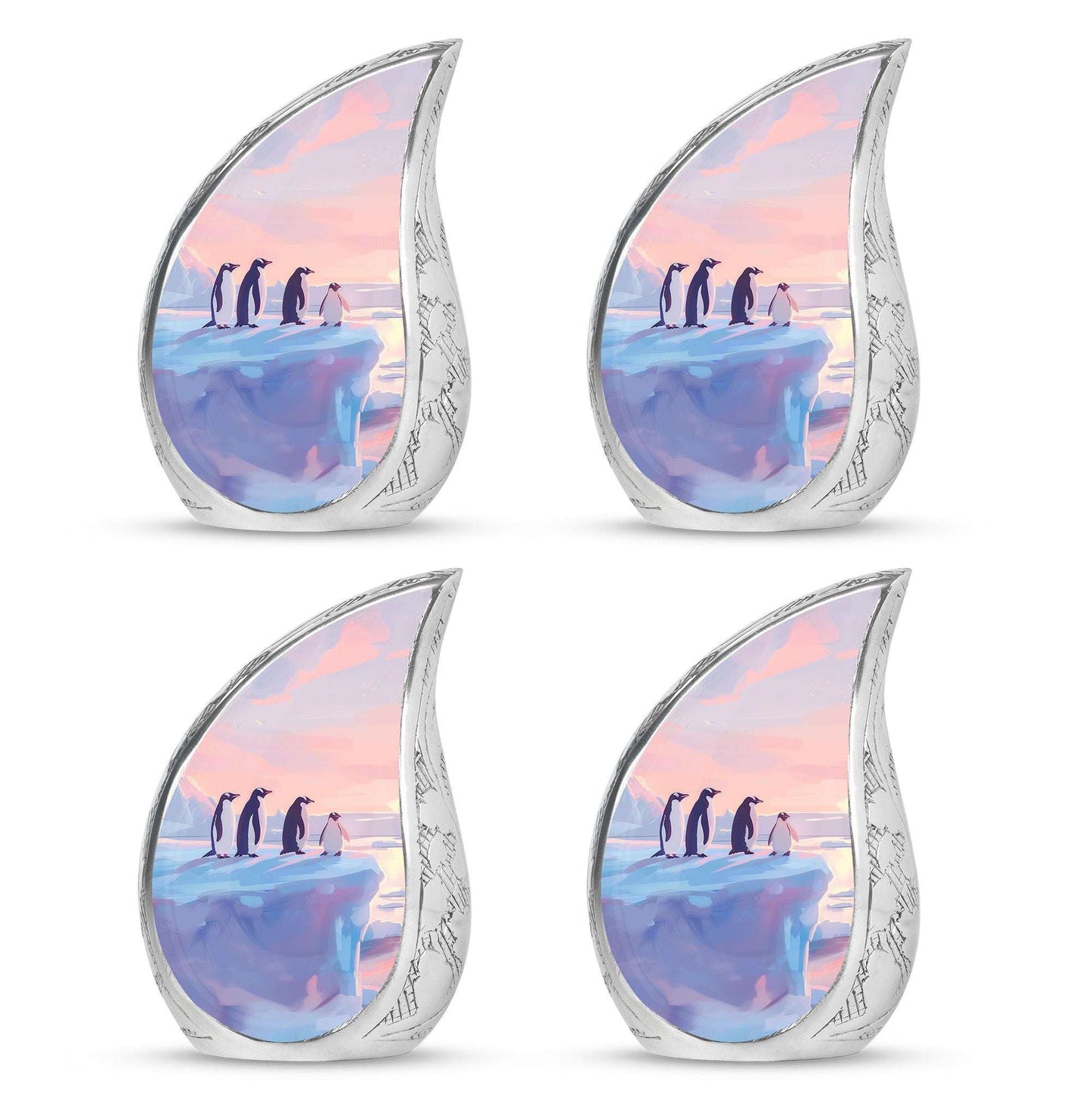 Penguin Theme 3 Inch Keepsake Pack of 4