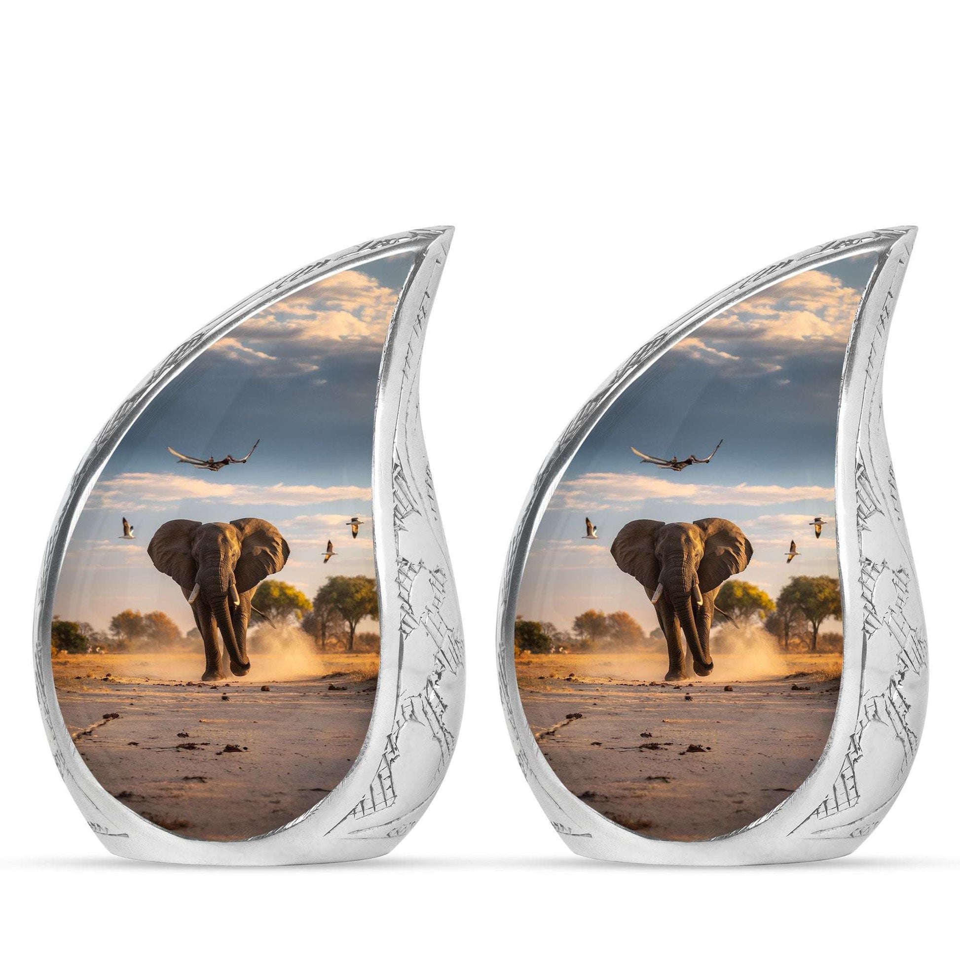 Elephant Theme 3 Inch Keepsake Pack of 2