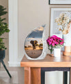 Elephant Theme Large Urn With 1 Keepsake Urn